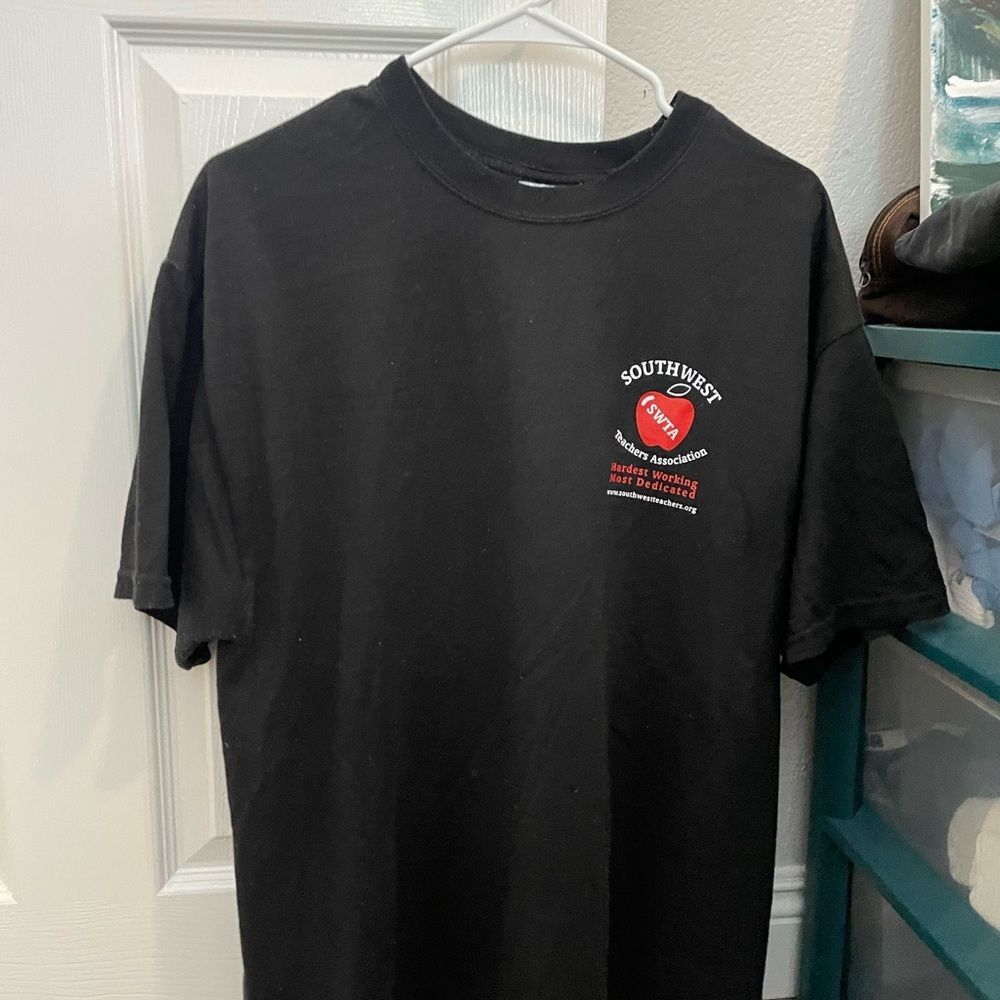 Hanes Black Graphic Men's T-Shirt